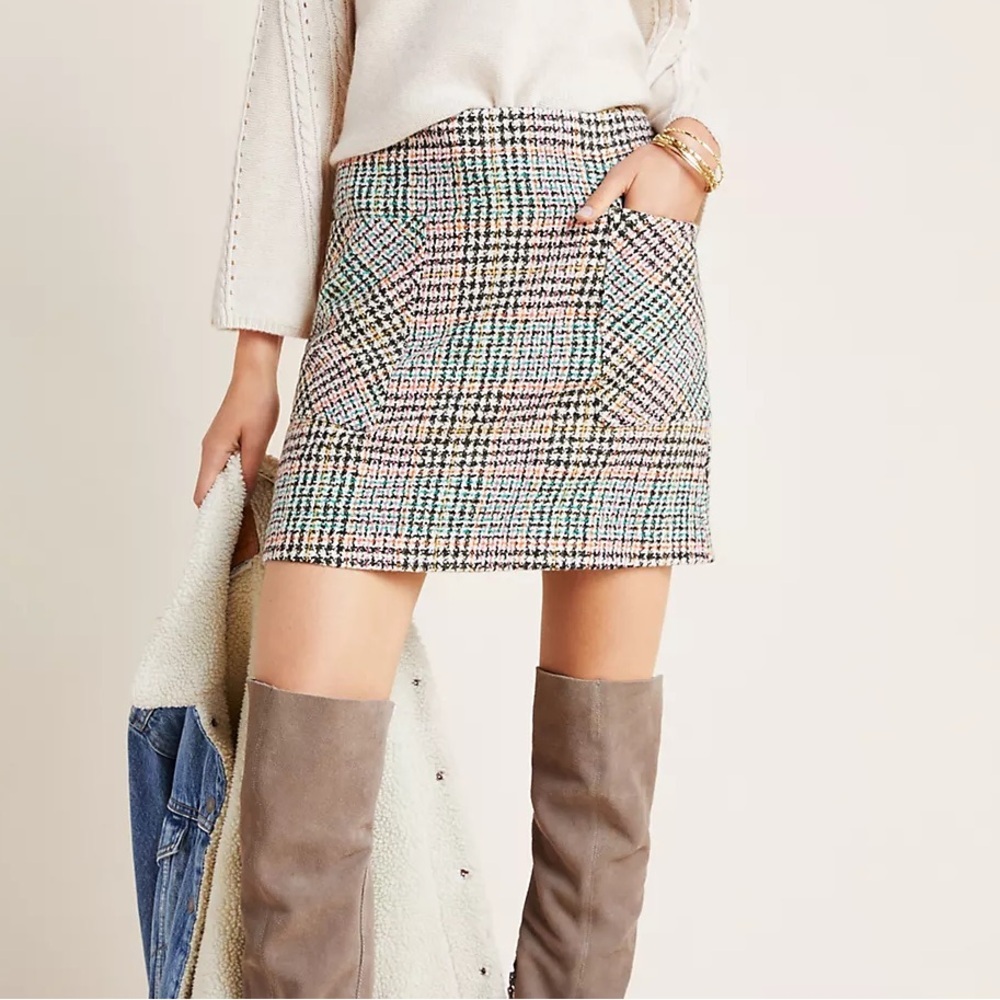 Maeve Tweed Mini Skirt Size 0